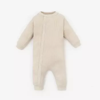 Комбинезон Крошка Я, BASIC LINE, рост 62-68 см, цвет молочный