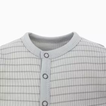 Комбинезон Крошка Я, BASIC LINE, рост 86-92 см, полоска серая
