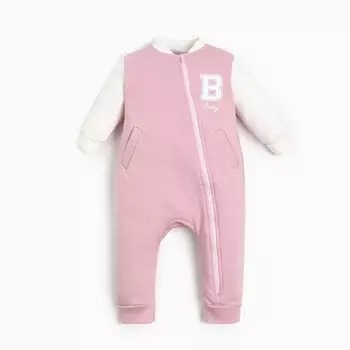 Комбинезон Крошка Я Flower, рост 80-86 см, розовый