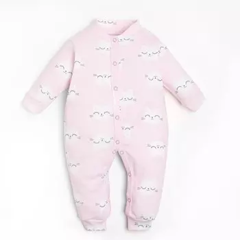 Комбинезон Крошка Я «Киса», рост 80-86 см, цвет розовый