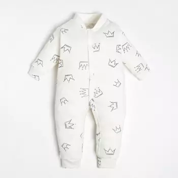 Комбинезон Крошка Я "Princess", рост 86-92 см, цвет бежевый