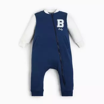 Комбинезон Крошка Я Street style, рост 68-74 см, синий