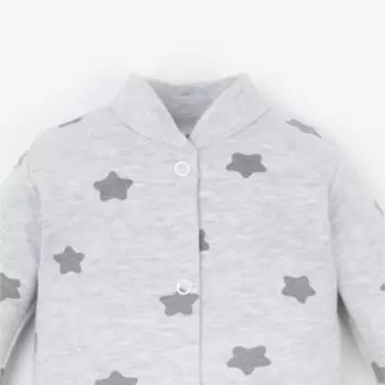 Комбинезон Крошка Я "Звездочки", серый, рост 86-92 см