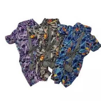 Комбинезон Osso для собак на флисе, размер 22 (ДС 22, ОШ 17-25, ОГ 38), фиолетовый