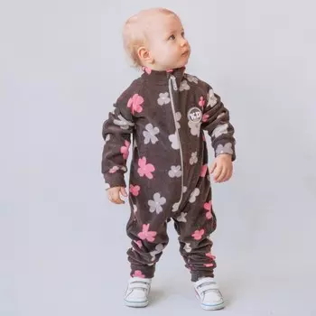 Комбинезон «Нежность», рост 98-104 см, цвет шоколад, открытый