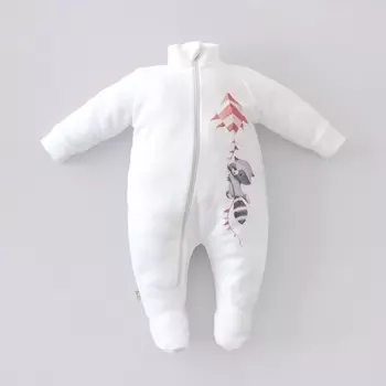 Комбинезон-поддёва детский KinDerLitto «Новые друзья. Енот», рост 62-68 см