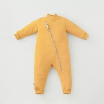 Комбинезон-поддёва детский KinDerLitto Topolino-2, рост 74-80 см, цвет горчица