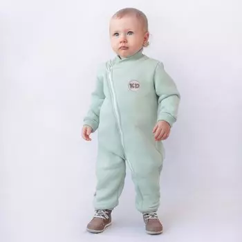 Комбинезон-поддёва детский KinDerLitto Topolino-2, рост 74-80 см, цвет полынь