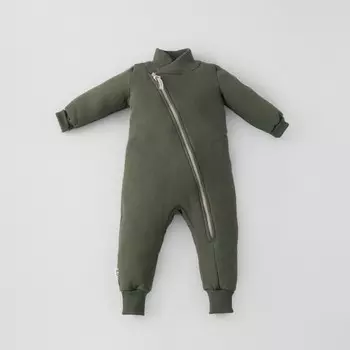 Комбинезон-поддёва детский KinDerLitto Topolino, рост 56-62 см, цвет хаки