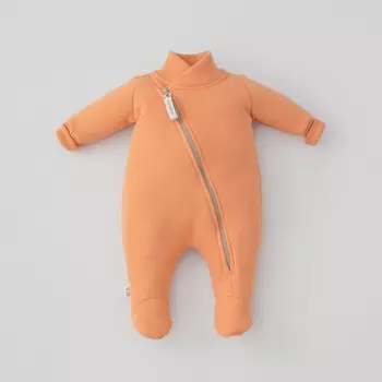 Комбинезон-поддёва детский KinDerLitto Topolino, рост 68-74 см, цвет оранжевое солнце