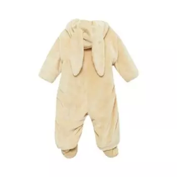 Комбинезон «Пушистый зайка», рост 62 см, цвет молочный