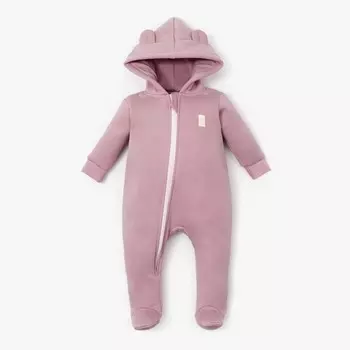 Комбинезон с капюшоном Крошка, Я BASIC LINE, рост 68-74 см, розовый