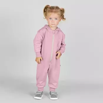 Комбинезон с капюшоном One love winter, рост 86 см., цвет розовый