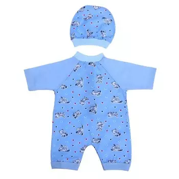 Комбинезон с шапочкой МИКС