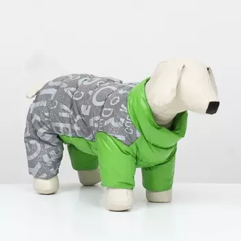 Комбинезон «Ультра» светоотражающий, размер 18 (ДС 40 см, ОГ 50 см, ОШ 38 см), зелёный