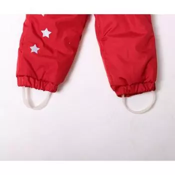 Комбинезон унисекс, рост 68 см, цвет красный