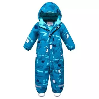 Комбинезон Valianly для девочки, рост 98 см, цвет бирюзовый