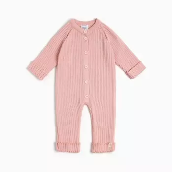 Комбинезон вязаный Крошка Я, рост 68-74, розовый