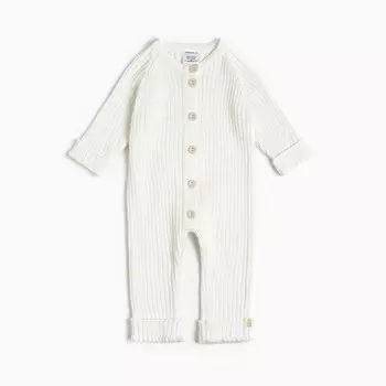 Комбинезон вязаный Крошка Я, рост 86-92, молочный