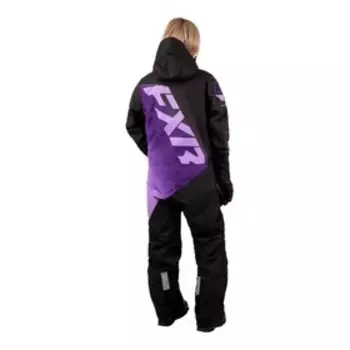 Комбинезон женский FXR CX F.A.S.T. с утеплителем, черный, фиолетовый, M