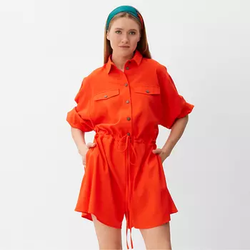 Комбинезон женский Minaku: Casual Collection, цвет абрикосовый, размер 42