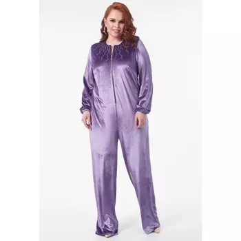 Комбинезон женский, размер 56, цвет сиреневый