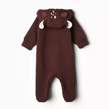 Комбинезон Жирафик детский НАЧЁС, цвет шоколад/микс , рост 62 см