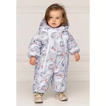 Комбинезон зимний детский, рост 80 см, цвет бежевый