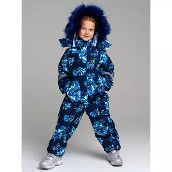 Комбинезон зимний для девочки PlayToday, рост 110 см