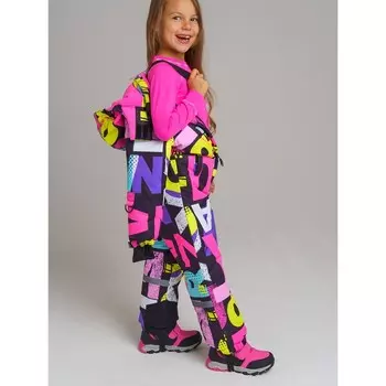 Комбинезон зимний для девочки PlayToday, рост 98 см