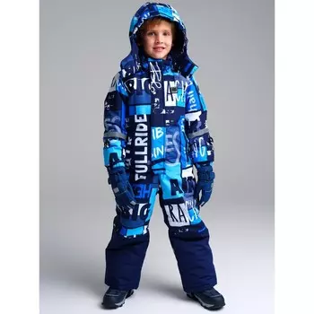 Комбинезон зимний для мальчика PlayToday, рост 98 см