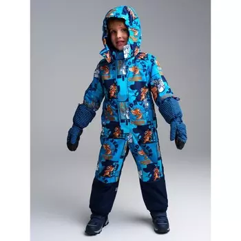 Комбинезон зимний для мальчика PlayToday, рост 110 см