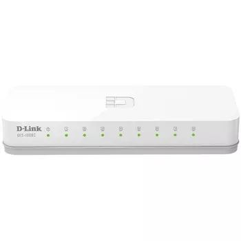 Коммутатор D-Link DES-1008C/B1A 8x100Mb неуправляемый