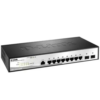 Коммутатор D-Link DGS-1210-10/ME/A1A 8G 2SFP управляемый