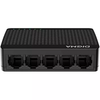 Коммутатор Digma DSW-305FE 5x100Mb неуправляемый