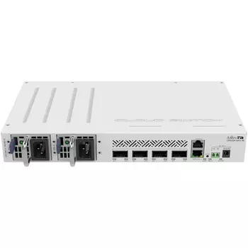 Коммутатор MikroTik CRS504-4XQ-IN 1x100Mb управляемый