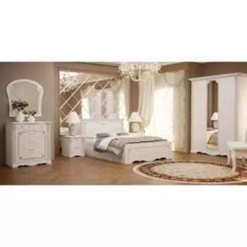 Комод №1 «Ольга 1Н», 860 × 525 × 940 мм, цвет белый экспо / ясень анкор светлый