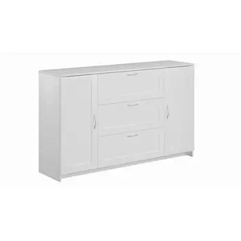 Комод 2 двери и 3 ящика СИРИУС 1560х412х946 Белая