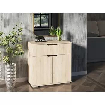 Комод напольный «2Я - 03», 2 дверцы, 1 ящик, 700380720 мм, цвет дуб сонома