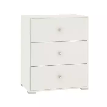 Комод 3 ящика Капелла, 700х424х850, Белый