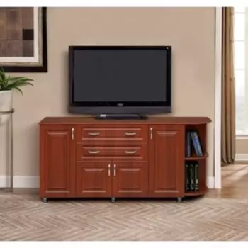 Комод №4, 1950 425 876 мм, правый, цвет итальянский орех