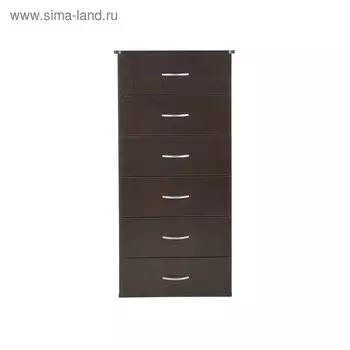 Комод для хранения Клик Мебель №5, 6004501250 мм, цвет тёмно - серый