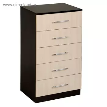 Комод 600 Милан, 980х600х450, Венге/Дуб молочный