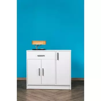 Комод, 852326746 мм, цвет белый шагрень