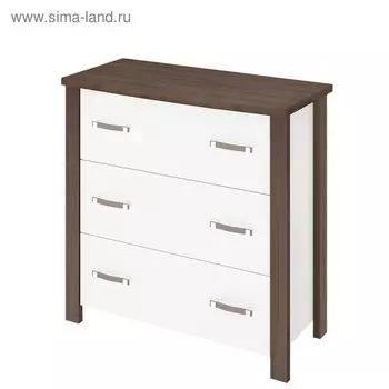 Комод, 900 360 900 мм, цвет шамони / белый