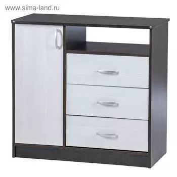 Комод 900 с дверью, 900х450х860, Венге/Бодега светлая