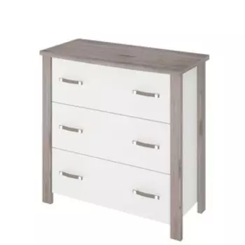 Комод, 900 360 900 мм, цвет нельсон / белый