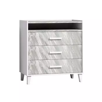 Комод «Айрис 455», 832 420 881 мм, цвет белый / статуарио