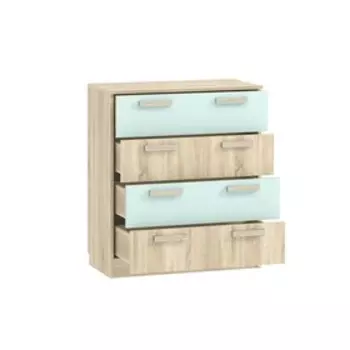 Комод Акварель, 804х414х928, Кэнди/Дуб сонома