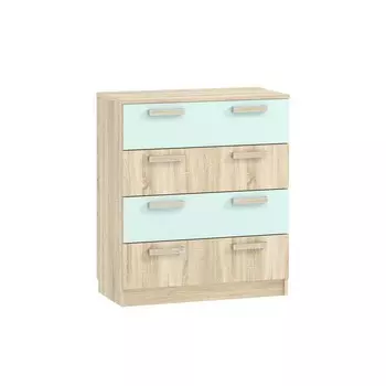 Комод Акварель, 804х414х928, Кэнди/Дуб сонома